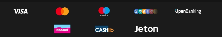 Méthodes de paiement du casino PlayRegalPlay avec Visa Mastercard Open Banking Neosurf et Jeton